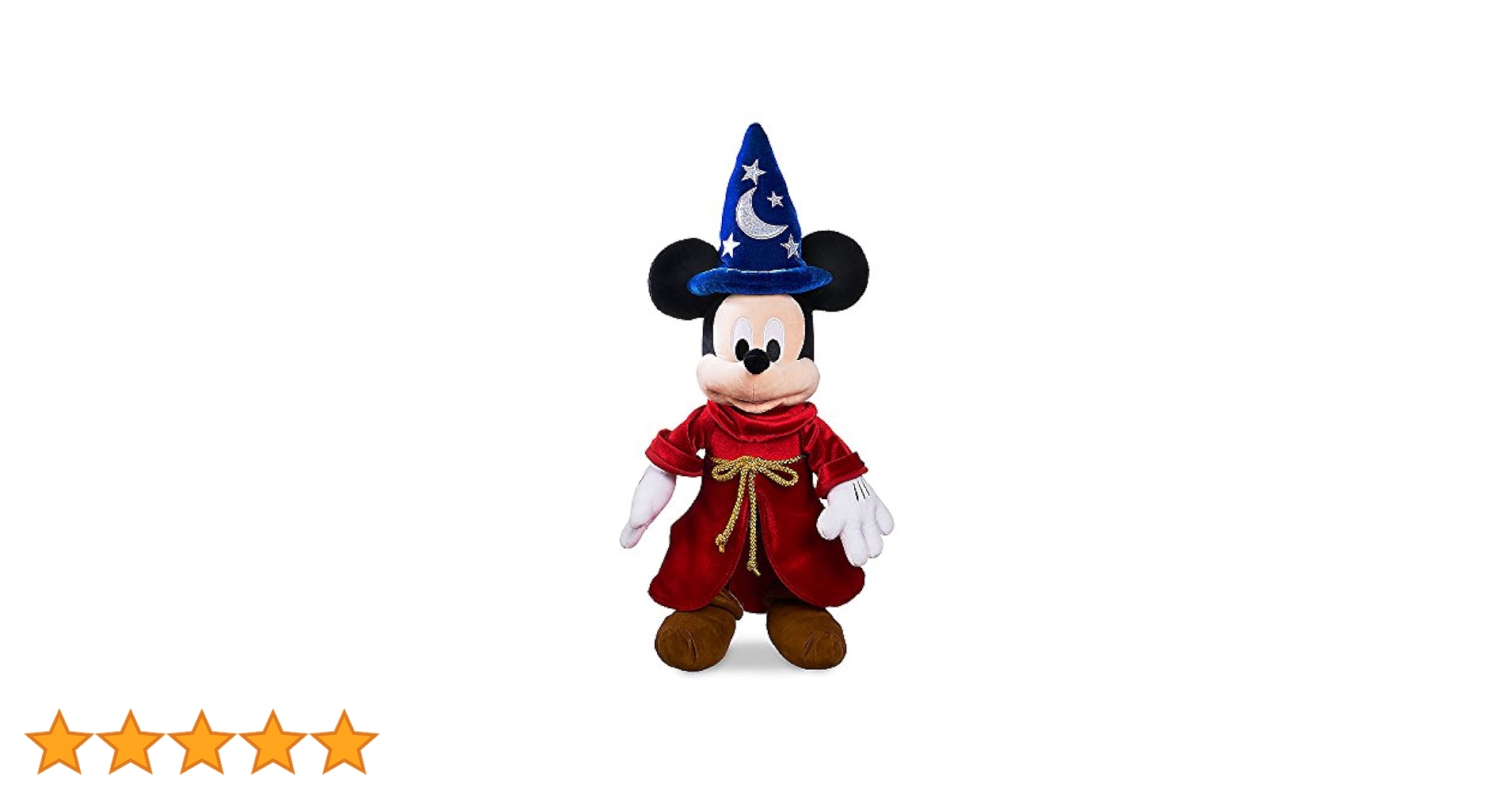 【美品】ディズニー　ミッキー　ファンタジア　特大ぬいぐるみ　魔法使い 美品】ディズニー ミッキー ファンタジア 特大ぬいぐるみ